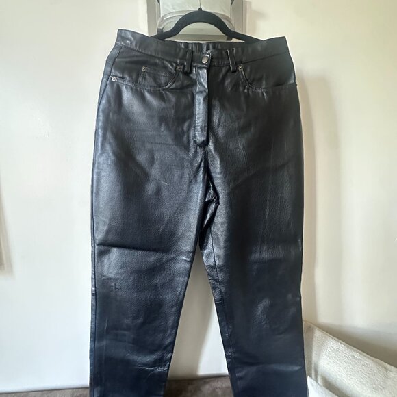 Vintage Leather Pants - Picture 1 of 8